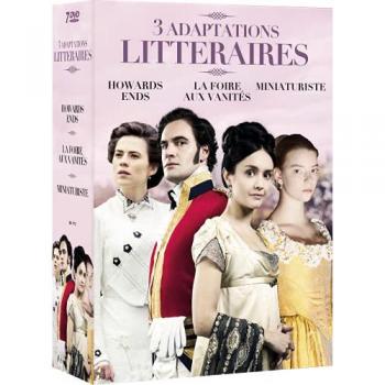 Coffret DVD 3 Grandes Adaptations Littéraires : La Foire aux Vanités, Miniaturiste, Howards End