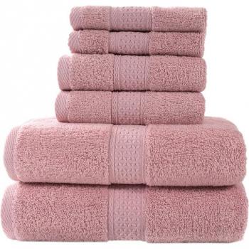 Kit serviettes coton zéro tordage 6 unités