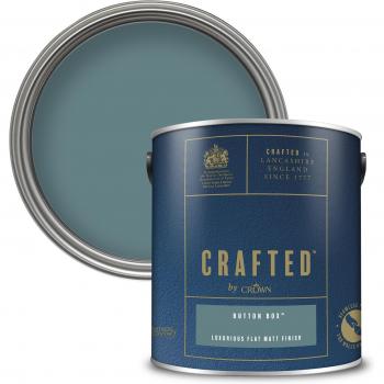 Crown Button Box Flat Matt Emulsion 2.5 Litres