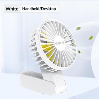 ORICO Tragbarer Mini USB Fan 2000mAh Wiederaufladbar 3 Geschwindigkeiten für Büro und Outdoor-Aktivitäten