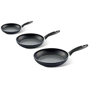 Triade Padelle Silex Induzione Nero