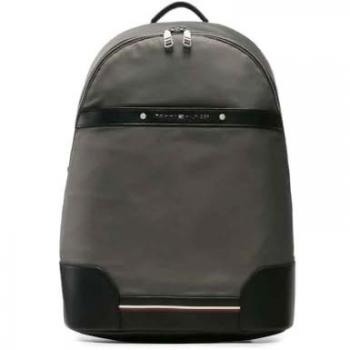 Khakifarbener Rucksack Tommy Hilfiger Th Central Repreve AM0AM11306