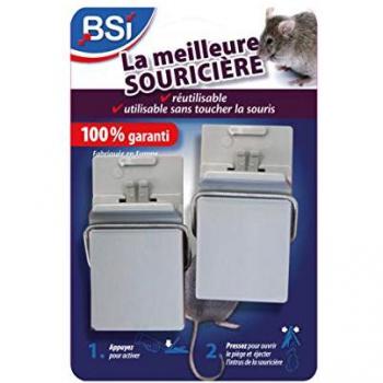 Pilière à Souris BSI – Lot de 2 Planches Plastiques Durables