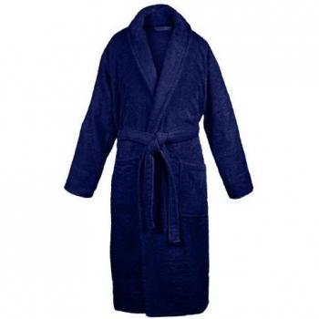 A&R Elegant Unisex Lounge Robe with Shawl Collar – L + XL (Pink)