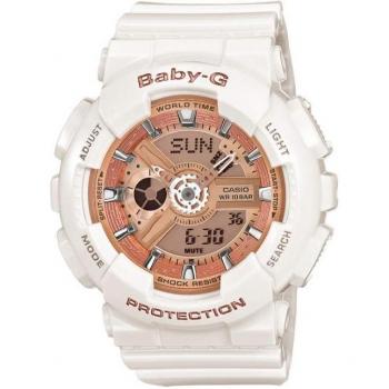 Casio Women's White Baby-G BA-110-7A1JF Watch