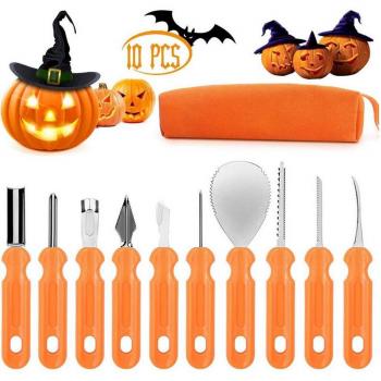 Sculpt'Fruits – Kit Citrouille & Décor Halloween