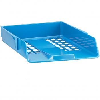 Avery Letter Tray with Label Holder, Blue, 278 x 70 x 390 mm