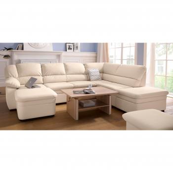 COTTA „Casino U‑Form“ Schlafsofa in Beige (Creme), 313 × 98 × 95 cm