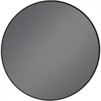 Oglinda per parete 60 x 1,5 x 60 cm in vetro grigio con cornice in metallo