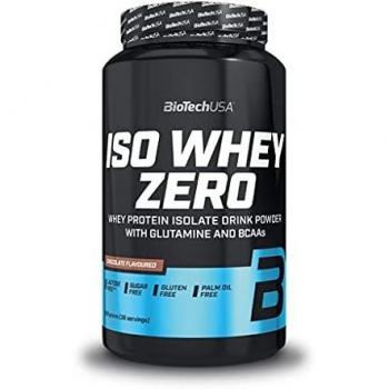 BioTechUSA Iso Whey Zero Molkenprotein laktosefrei Geschmack Schokolade 908 g