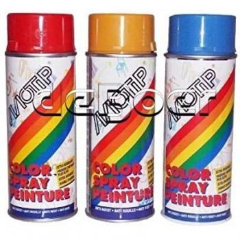 MOTIP® MOT01695 Deco Spray Paint High Gloss RAL 9001 Cream White 400ml