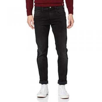 Replay Anbass Hyper Cloud Jean Slim, Noir (098 Black), Taille 32W/30L, Homme
