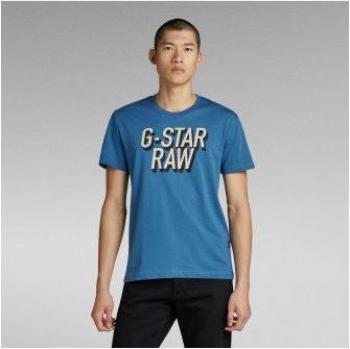 G-Star Men's Navy 3D Dotted T-Shirt