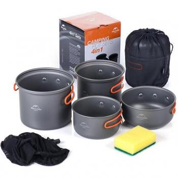 Naturehike Camping Cookware Set with Pan and Pot