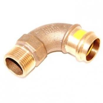 Viega Bogen 54 mm x R 2, 90° Rotguss SC-Contur