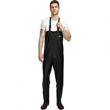 PVC Enjohos Chest Waders and Boots – 100% Waterproof, Sizes 8-11