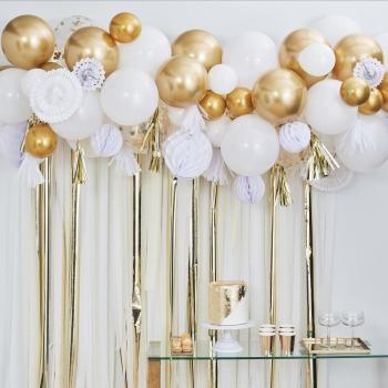 Feestelijke Gouden Ballon Bogen