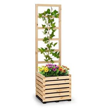 Modu Grow 50 – Potager surélevé Blumfeldt (112 L, treillis, papier bulle)