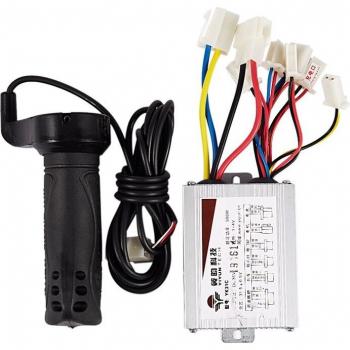 Controlador de 36V 500W para bicicleta eléctrica y kit de acelerador
