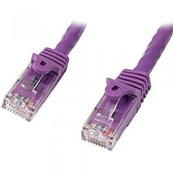 Purple Cat5e Ethernet patch cable from StarTech.com, 10 meters long, model number 45PAT10MPL