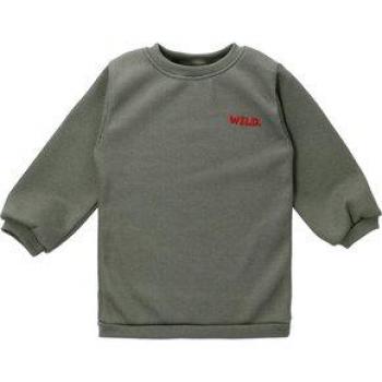 MaBu Kids Kapuzenpullover Niedlich, Wild & Süß khaki
