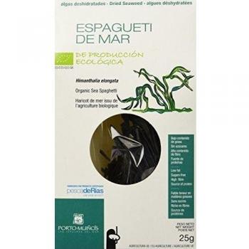 Porto MuiÑos Algas Espagueti de Mar deshidratado Eco 25 Gramos