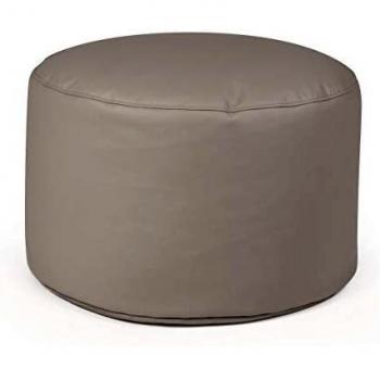 Pushbag 11-DRU-KL Tau – beanbag in taupe di poliestere (50x50 cm)