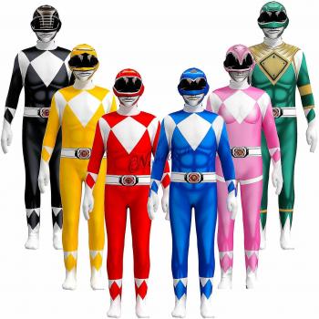 Mono Zentai Samurai Shinkenger para Fiesta de Halloween