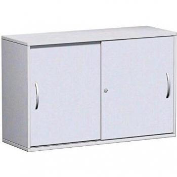 Flex Schiebetürenschrank von geramöbel, S-312253-WW, weiß, 1 Fachboden, 120 x 42,5 x 79,8 cm