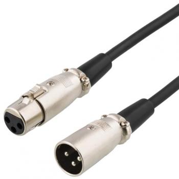 Cavo Audio Professionale Deltaco XLR 5m Nero