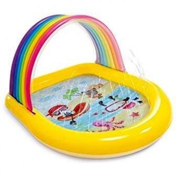 Intex Pool mit Regenbogenbogen 147cm x 130cm x 86cm 84 Liter ab 2 Jahren 57156NP
