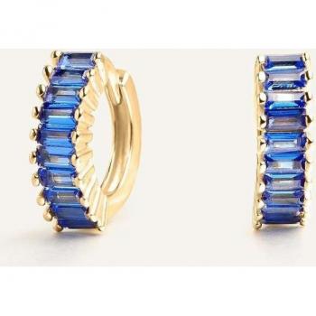 Joyas Ear Candy Aros Amazonas Plata y Oro 18K