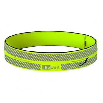 Unisex Reflective Fitness Belt in Neon Yellow