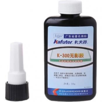 Adhesivo UV para K-300, pegamento transparente de cristal y vidrio con linterna UV, 50ml