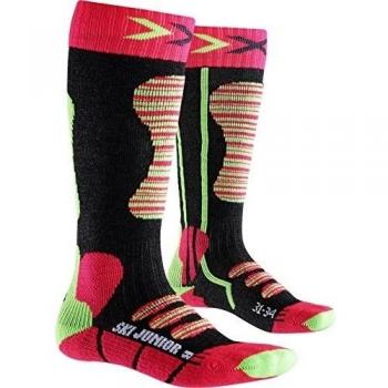 X‑Socks Junior Coral & Green Kids