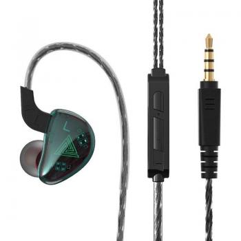 Auriculares deportivos QKZ AK6-X AK9, micrófono y graves profundos