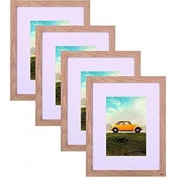 Rustic Oak Display Frames – 4 x 5×7 with Mat