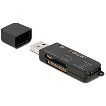 Lector de tarjetas SD / Micro SD / MS DeLOCK 91757