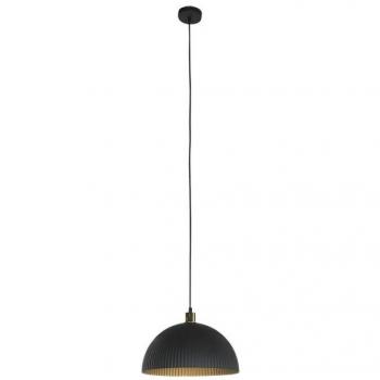 Lámpara de Techo Elegante Negro Dorado 50W