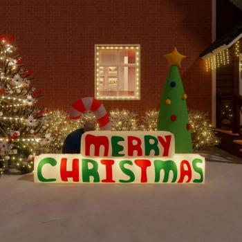 Decoração Inflável Natal 197cm com LED VidaXL