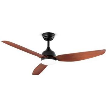 Ventilador Pegaso+ Metal Negro LED 18W Motor DC 7183N