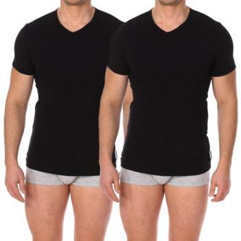 Bikkembergs Men's Pack of 2 Black T-Shirts