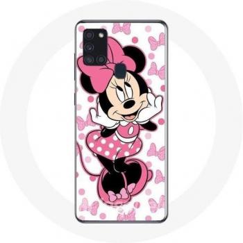Cute Minnie Mouse Pink Case for Samsung Galaxy A21S