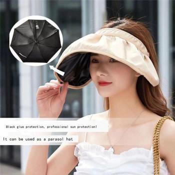 Sombrero de vinilo para mujer, sombrero de pescador con concha, protección UV, 2022