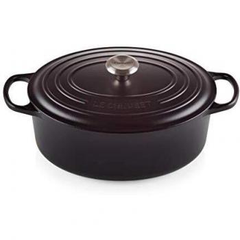 Le Creuset Enamelled Cast Iron Casserole, 31 cm, 6.3 Litre, Satin Black