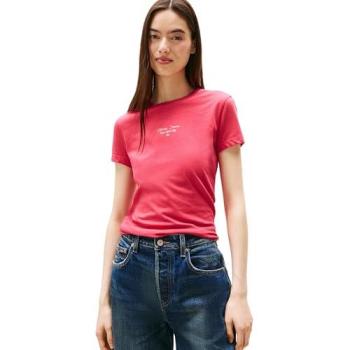 Tommy Hilfiger T-Shirt Slim Fit Ess Logo Cerise XS