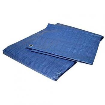 Bâche bleue 4 x 5 m 80g/m²