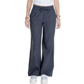 JACQUELINE de YONG Women's Gray Lace-Up Trousers Size S