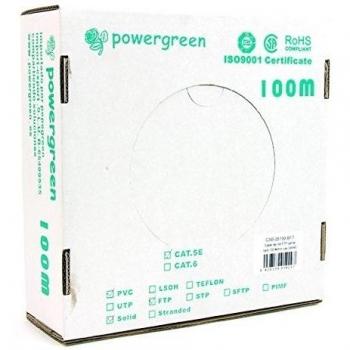 Bobina de Cable Cat 5E FTP 100 Metros Powergreen