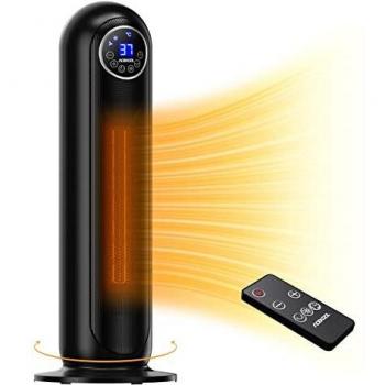 Office & Home Acekool HF1 Tower Fan Heater – Low Noise 2200W